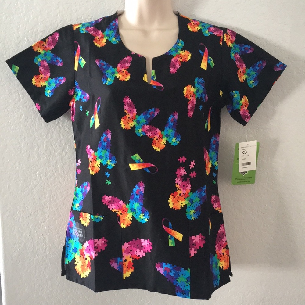 Bio Medical Uniform Scrub Top XS